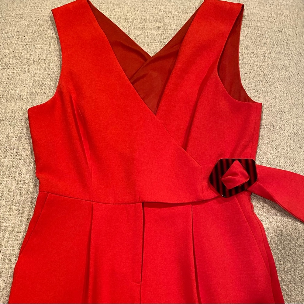 Topshop, Faux Wrap Jumpsuit